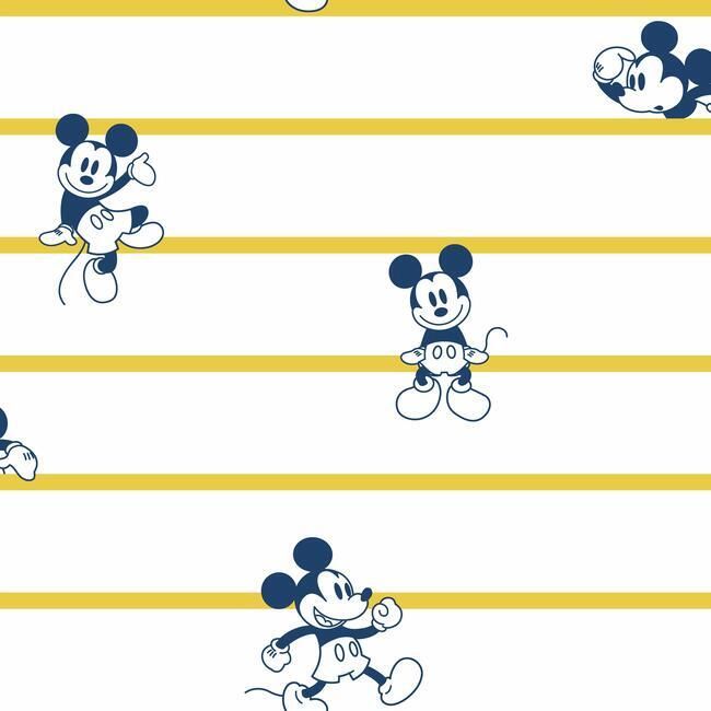 Surrey Cenar Derivar Papel Mickey Mouse líneas | Papel infantil Disney clásico